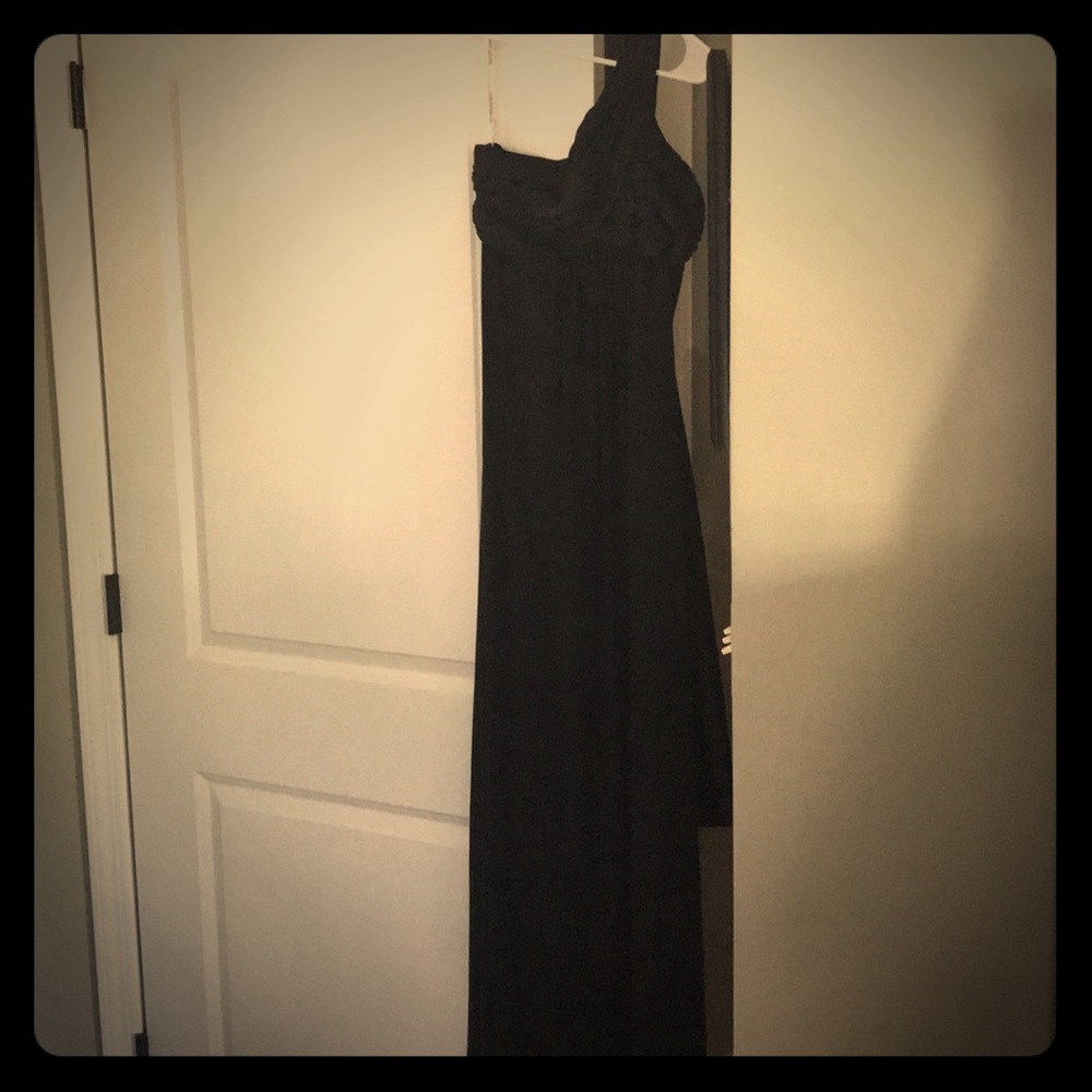 Black bridesmaid dress